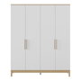 Hanah Home Etto Mm1.44.63.U1 Madera y Roble Blanco